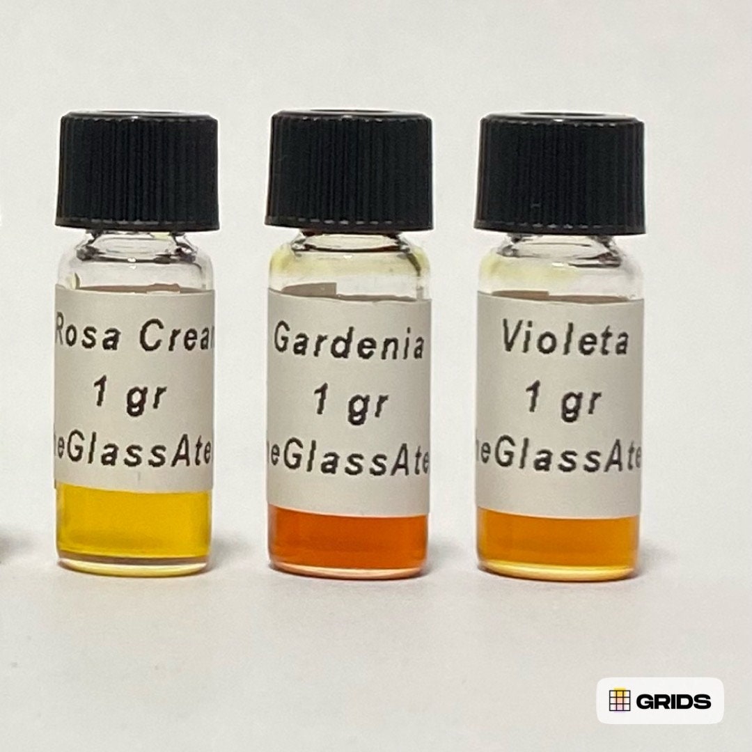 Set descubrimiento de 10 aceites vintage de mi Coleccion, 1 gramo de cada uno