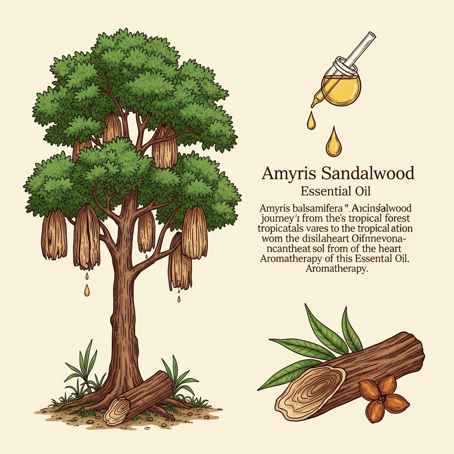 Amyris Sandalwood Essential Oil (Amyris Balsamifera) - Haiti