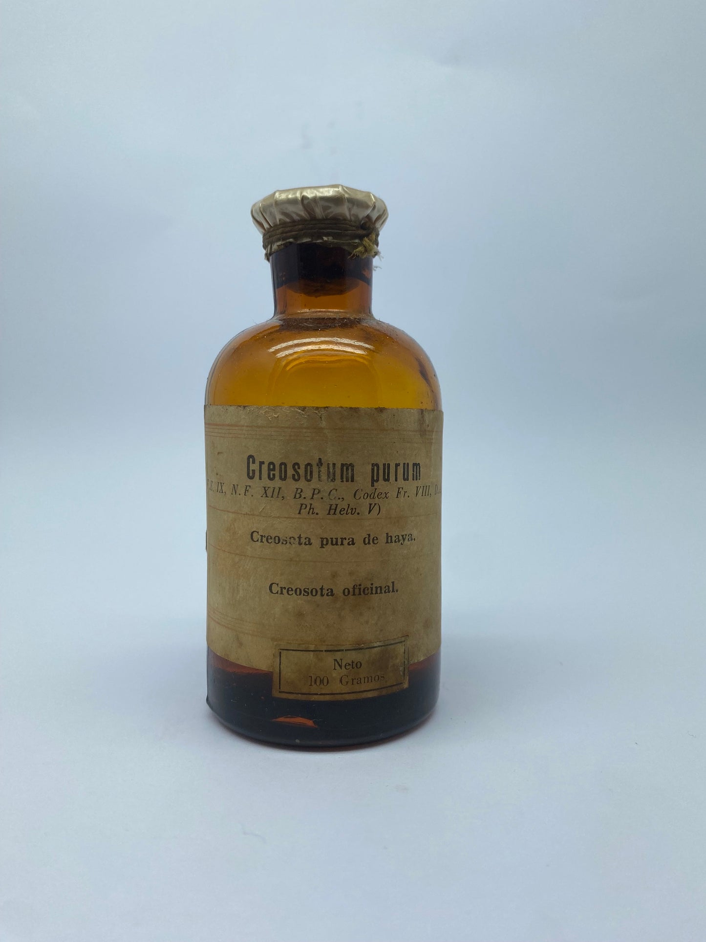 Creosota Pura de Haya, Similar a alquitran de Abedul Rectificado 10 Gramos