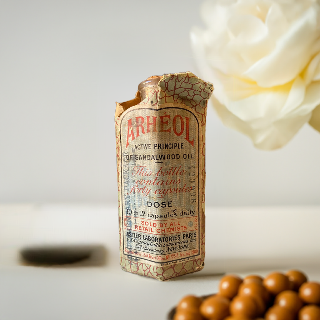 5 Cápsulas de Sándalo – Año 1909 | El Tiempo Sellado en Madera Viva